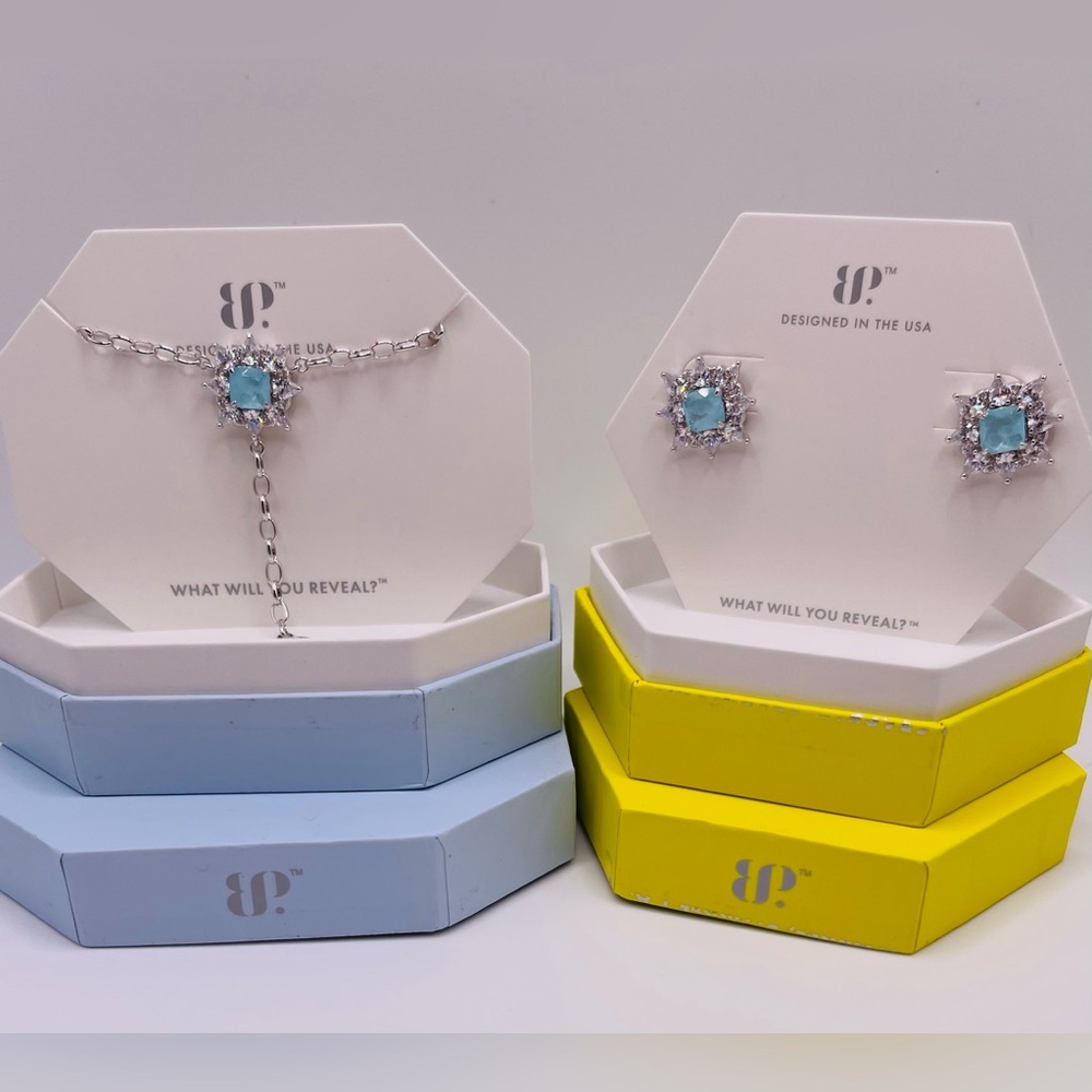Bomb Party Necklace & Earring Set
